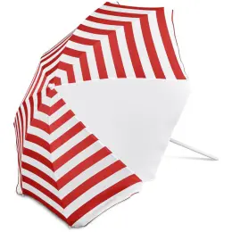 Serendipio Tanereef Stripe Beach Umbrella Red